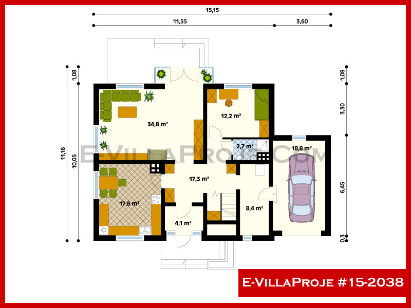 Gazbeton Çelik Ev 235 m² Dubleks (5+1) - Görsel 2
