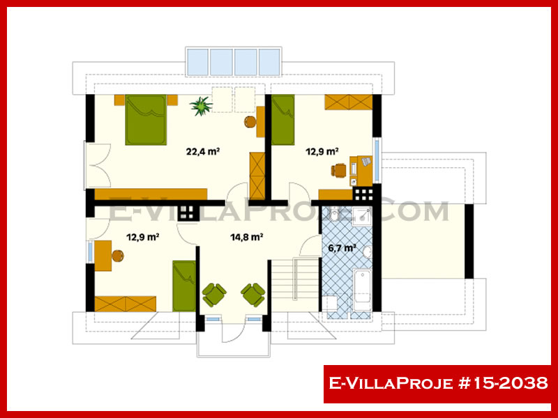 Gazbeton Çelik Ev 235 m² Dubleks (5+1) - Görsel 3