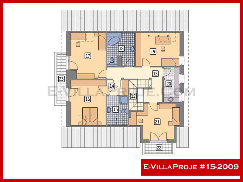 Gazbeton Çelik Ev 235 m² Dubleks (5+1) - Görsel 3