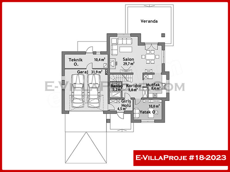 Gazbeton Çelik Ev 236 m² Dubleks (5+1) - Görsel 2