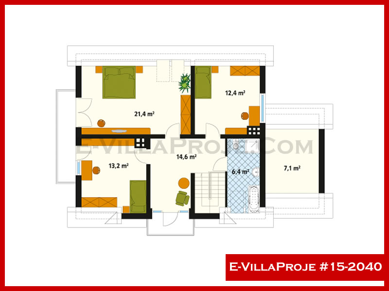 Gazbeton Çelik Ev 237 m² Dubleks (5+1) - Görsel 3