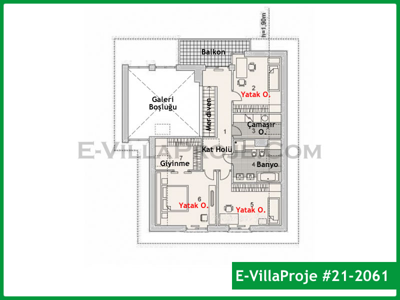 Gazbeton Çelik Ev 238 m² Dubleks (5+1) - Görsel 3