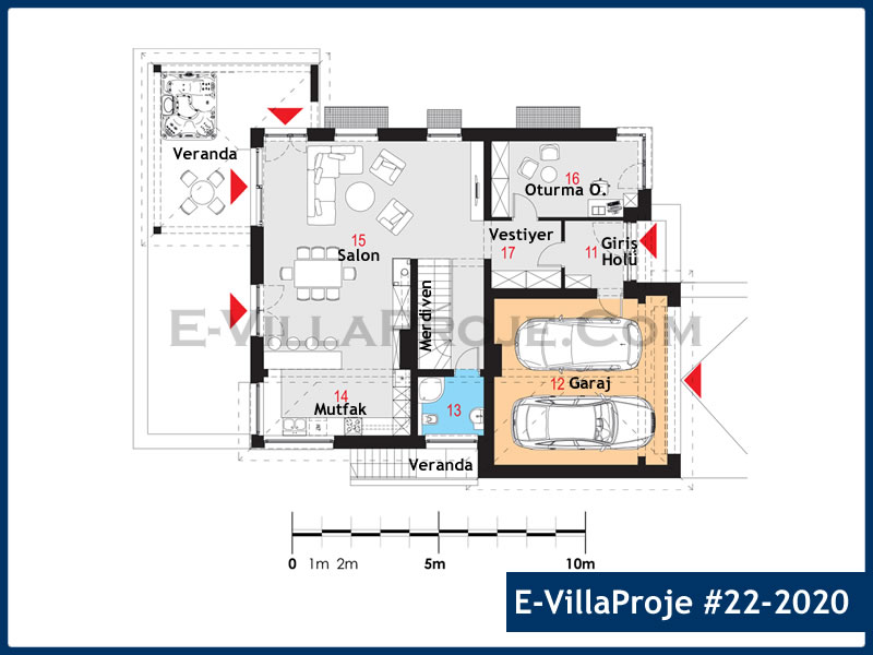 Gazbeton Çelik Ev 238 m² Dubleks (5+1) - Görsel 2