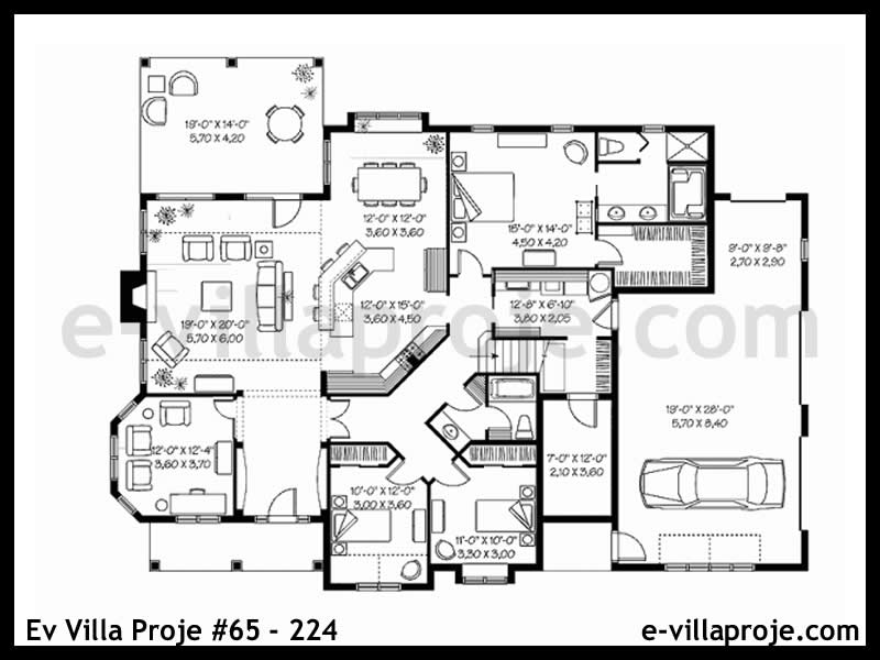 Gazbeton Çelik Ev 238 m² Dubleks (5+1) - Görsel 2