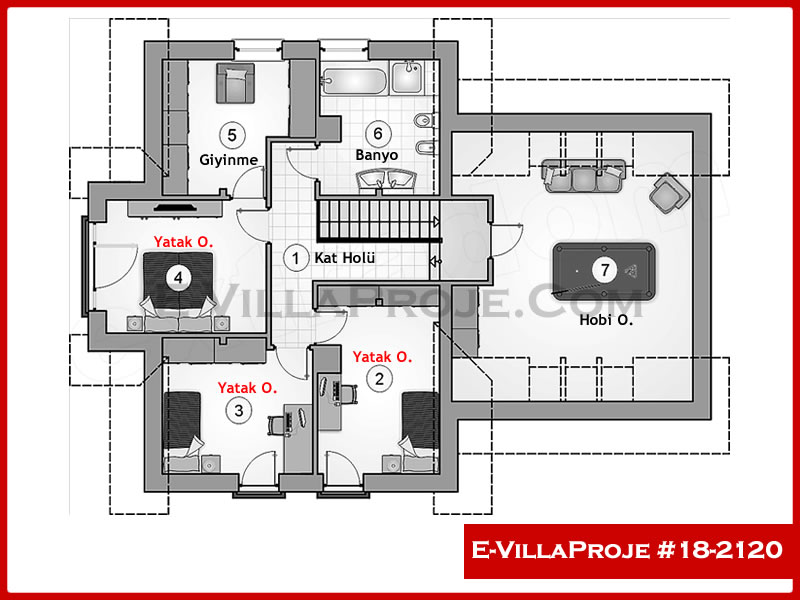 Gazbeton Çelik Ev 239 m² Dubleks (5+1) - Görsel 3