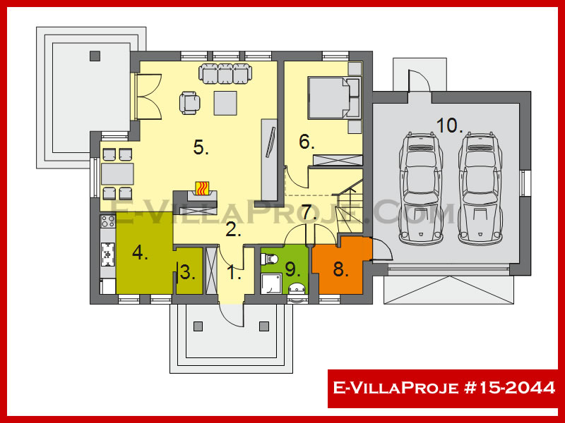 Gazbeton Çelik Ev 240 m² Dubleks (5+1) - Görsel 2