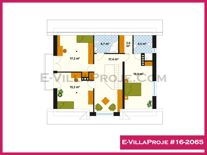 Gazbeton Çelik Ev 241 m² Dubleks (5+1) - Görsel 3