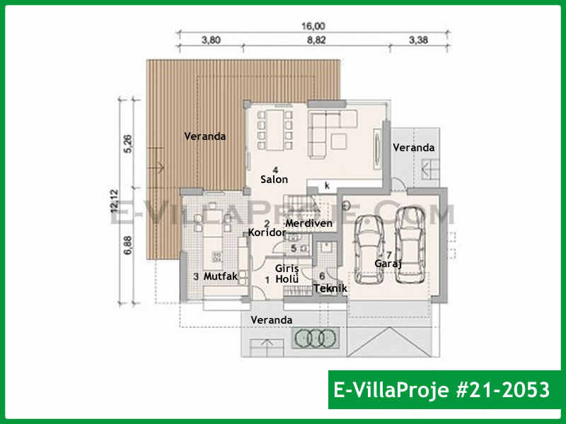 Gazbeton Çelik Ev 241 m² Dubleks (5+1) - Görsel 2