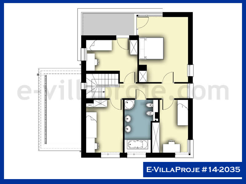 Gazbeton Çelik Ev 241 m² Dubleks (5+1) - Görsel 3