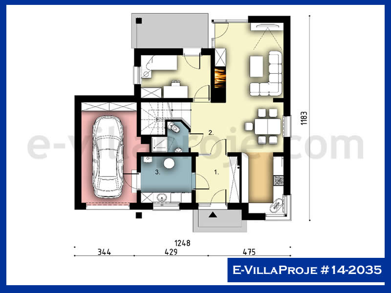 Gazbeton Çelik Ev 241 m² Dubleks (5+1) - Görsel 2