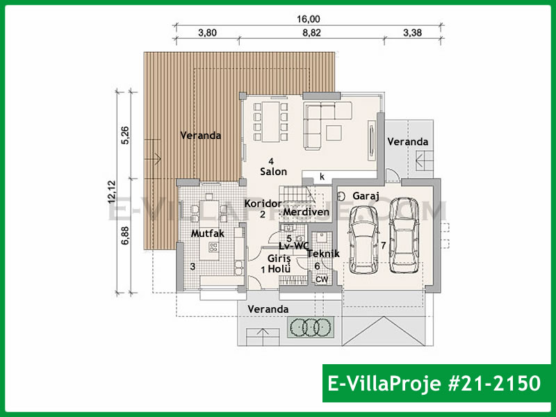 Gazbeton Çelik Ev 241 m² Dubleks (5+1) - Görsel 2