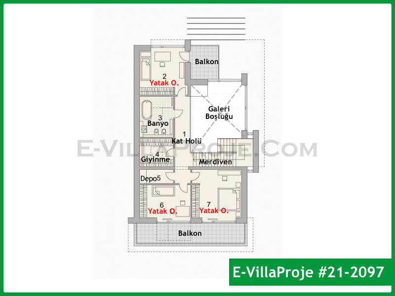Gazbeton Çelik Ev 243 m² Dubleks (5+1) - Görsel 3