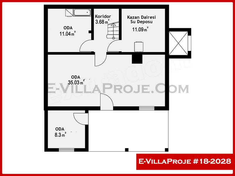 Gazbeton Çelik Ev 243 m² Dubleks (5+1) - Görsel 7