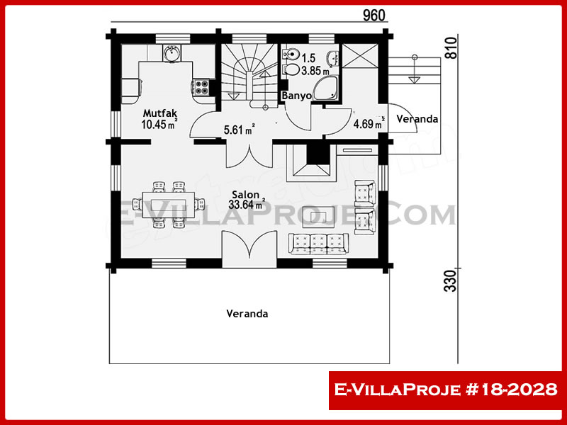 Gazbeton Çelik Ev 243 m² Dubleks (5+1) - Görsel 2