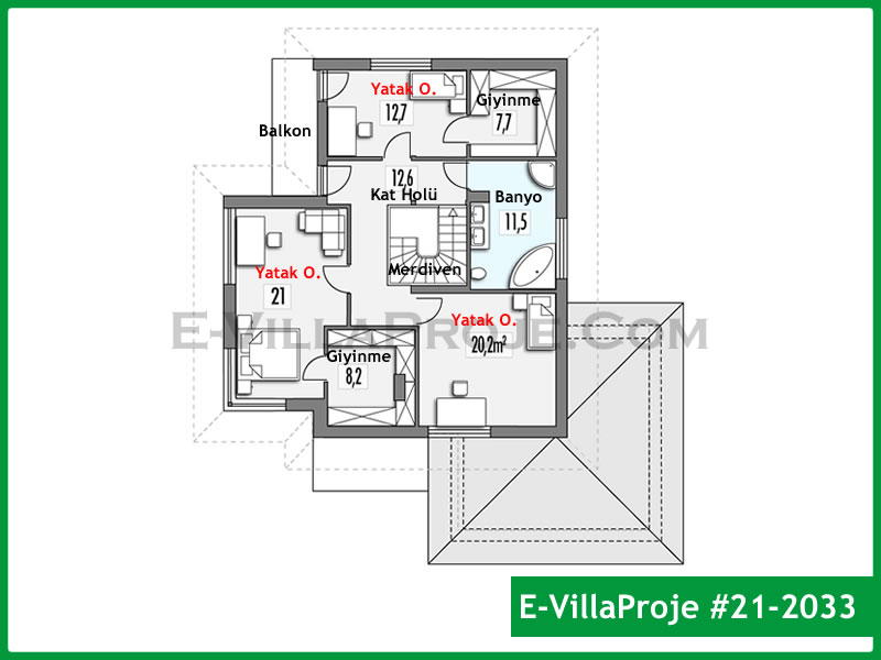 Gazbeton Çelik Ev 245 m² Dubleks (5+1) - Görsel 3