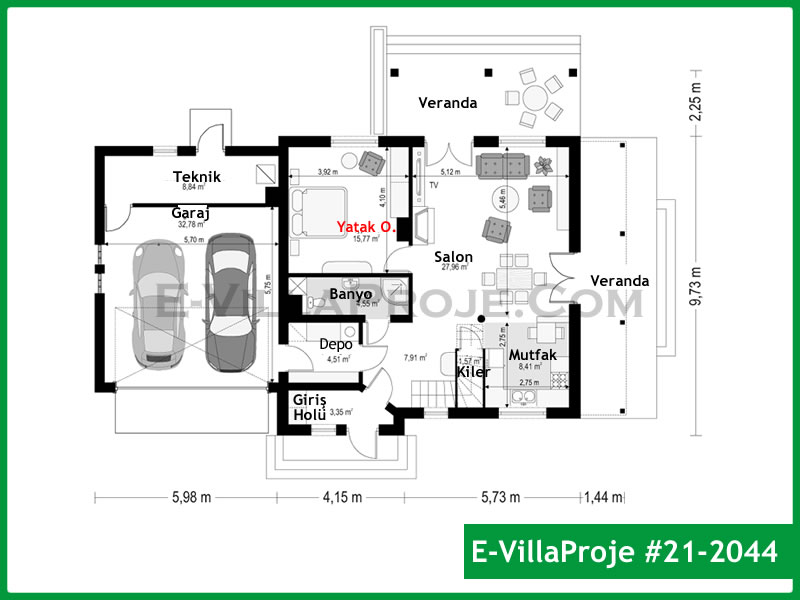 Gazbeton Çelik Ev 246 m² Dubleks (5+1) - Görsel 2