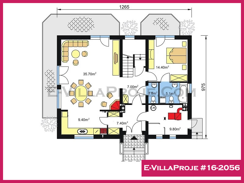 Gazbeton Çelik Ev 247 m² Dubleks (5+1) - Görsel 2