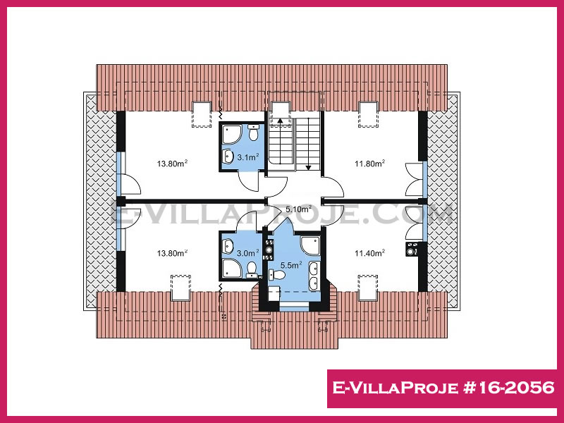 Gazbeton Çelik Ev 247 m² Dubleks (5+1) - Görsel 3