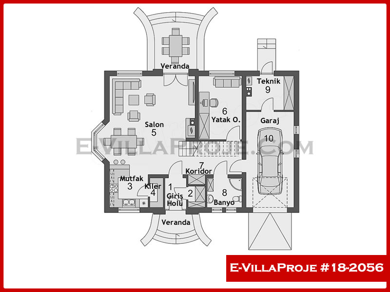 Gazbeton Çelik Ev 248 m² Dubleks (5+1) - Görsel 2
