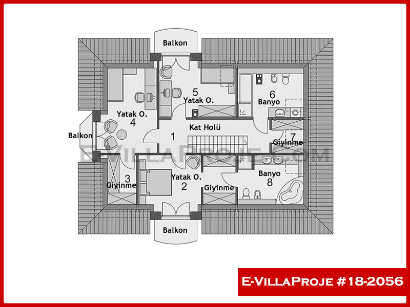 Gazbeton Çelik Ev 248 m² Dubleks (5+1) - Görsel 3