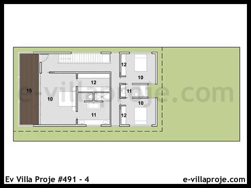 Gazbeton Çelik Ev 248 m² Dubleks (5+1) - Görsel 3