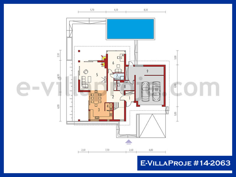 Gazbeton Çelik Ev 249 m² Dubleks (5+1) - Görsel 2