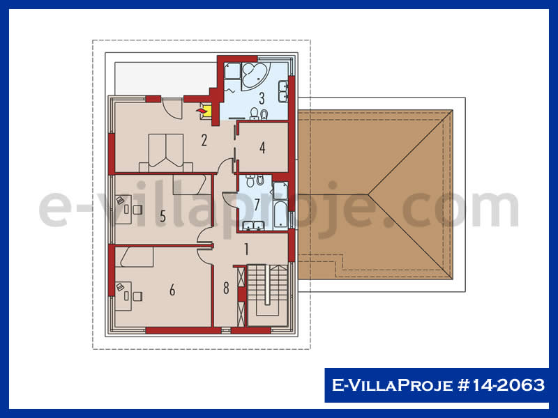 Gazbeton Çelik Ev 249 m² Dubleks (5+1) - Görsel 3