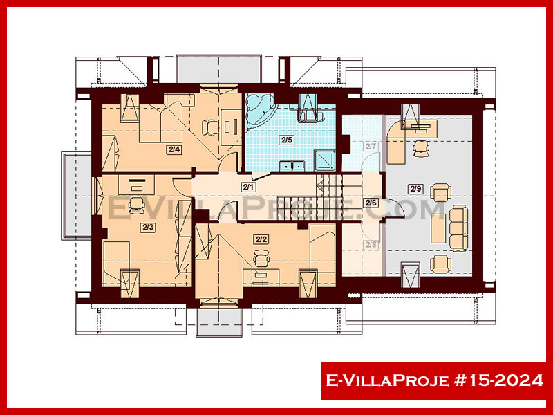 Gazbeton Çelik Ev 249 m² Dubleks (5+1) - Görsel 3