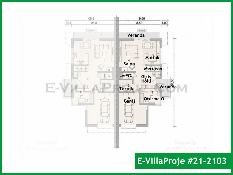 Gazbeton Çelik Ev 249 m² Dubleks (5+1) - Görsel 2