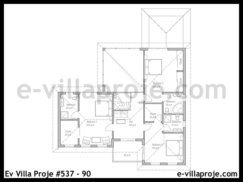 Gazbeton Çelik Ev 250 m² Dubleks (5+1) - Görsel 3