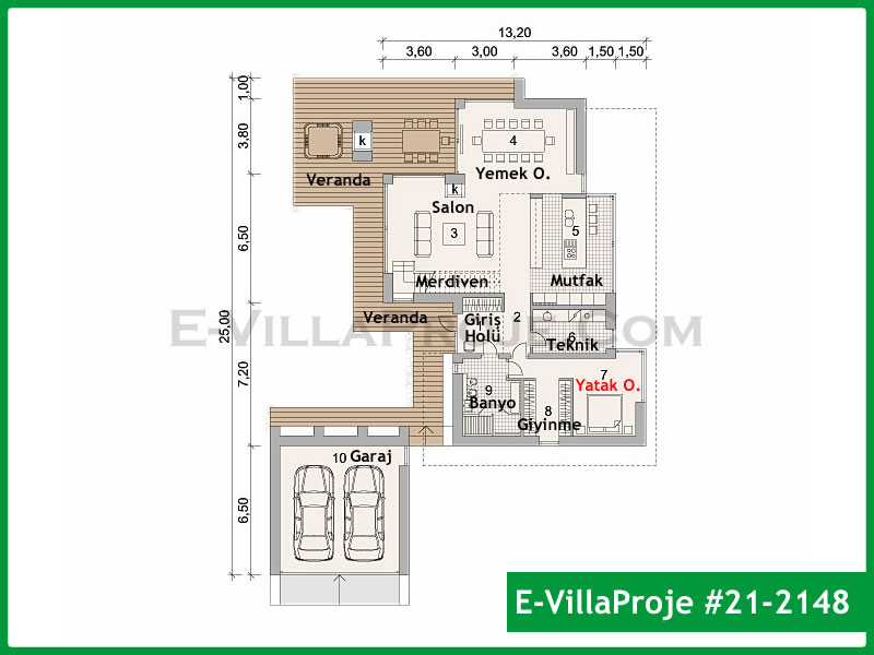 Gazbeton Çelik Ev 251 m² Dubleks (5+1) - Görsel 2