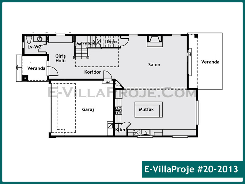 Gazbeton Çelik Ev 252 m² Dubleks (5+1) - Görsel 2