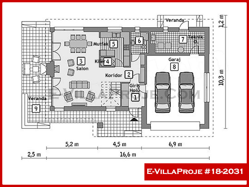 Gazbeton Çelik Ev 252 m² Dubleks (5+1) - Görsel 2