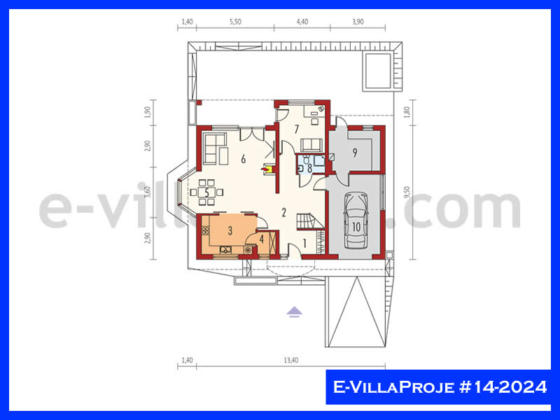 Gazbeton Çelik Ev 252 m² Dubleks (5+1) - Görsel 2