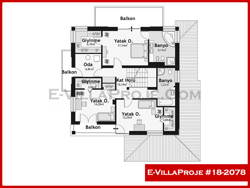 Gazbeton Çelik Ev 252 m² Dubleks (5+1) - Görsel 3