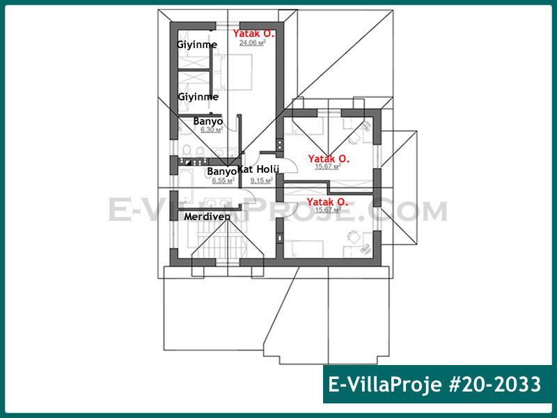 Gazbeton Çelik Ev 255 m² Dubleks (5+1) - Görsel 3