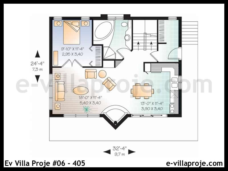 Gazbeton Çelik Ev 255 m² Dubleks (5+1) - Görsel 2