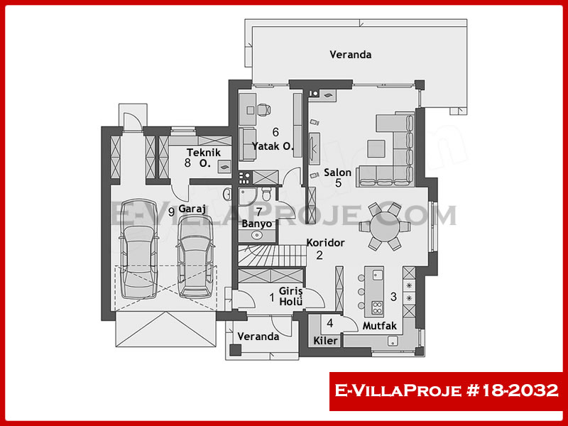 Gazbeton Çelik Ev 257 m² Dubleks (5+1) - Görsel 2