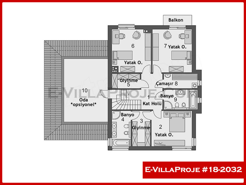 Gazbeton Çelik Ev 257 m² Dubleks (5+1) - Görsel 3