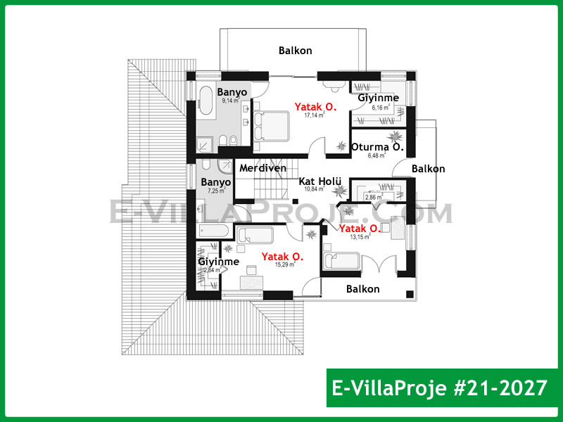 Gazbeton Çelik Ev 257 m² Dubleks (5+1) - Görsel 3