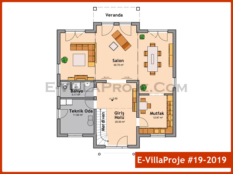 Gazbeton Çelik Ev 257 m² Dubleks (5+1) - Görsel 2