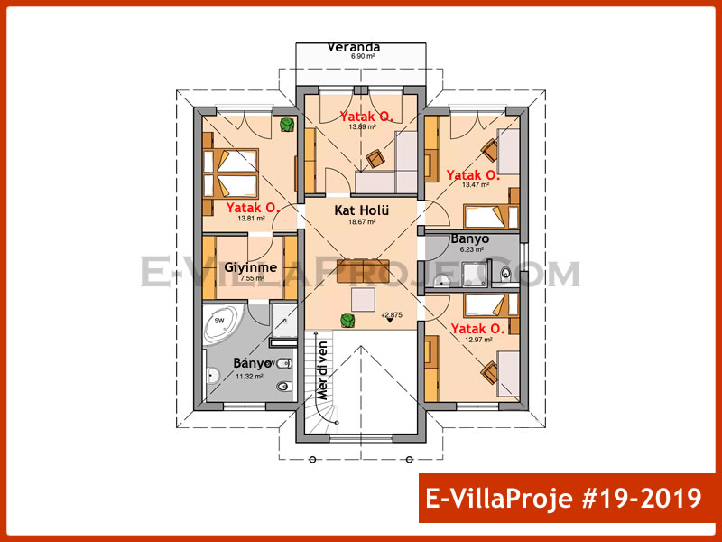 Gazbeton Çelik Ev 257 m² Dubleks (5+1) - Görsel 3