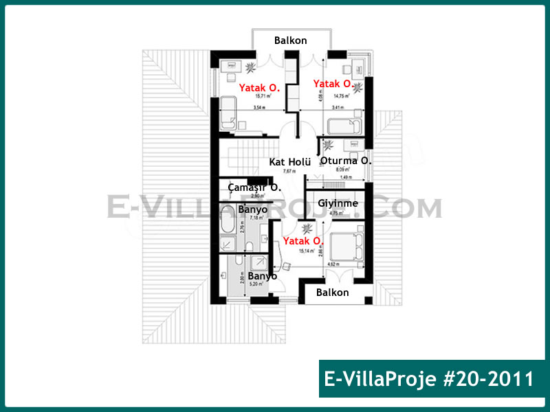 Gazbeton Çelik Ev 257 m² Dubleks (5+1) - Görsel 3