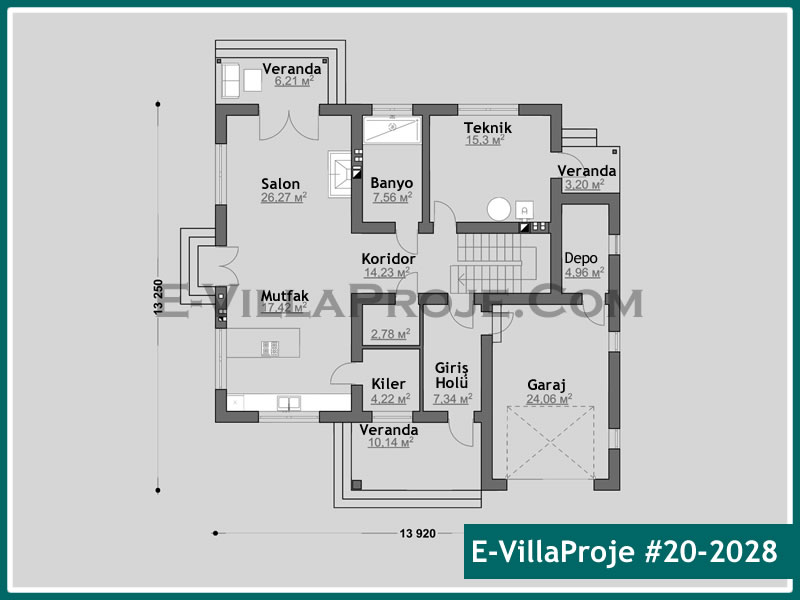 Gazbeton Çelik Ev 258 m² Dubleks (5+1) - Görsel 2