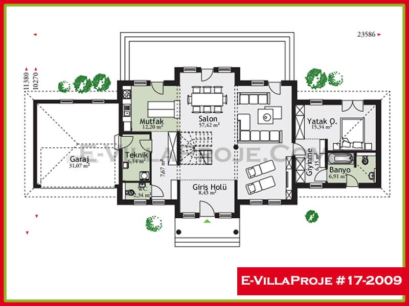 Gazbeton Çelik Ev 258 m² Dubleks (5+1) - Görsel 2