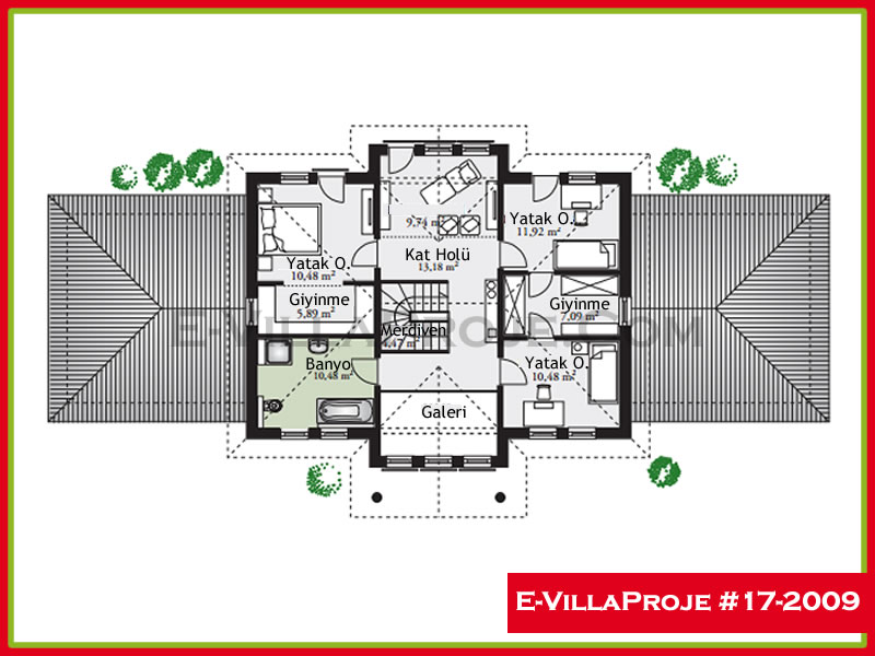 Gazbeton Çelik Ev 258 m² Dubleks (5+1) - Görsel 3