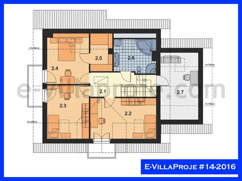 Gazbeton Çelik Ev 258 m² Dubleks (5+1) - Görsel 3
