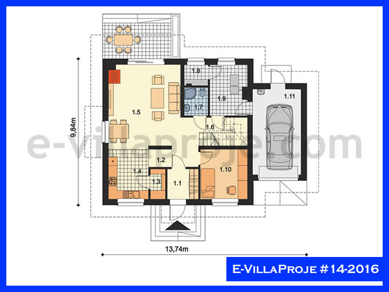 Gazbeton Çelik Ev 258 m² Dubleks (5+1) - Görsel 2