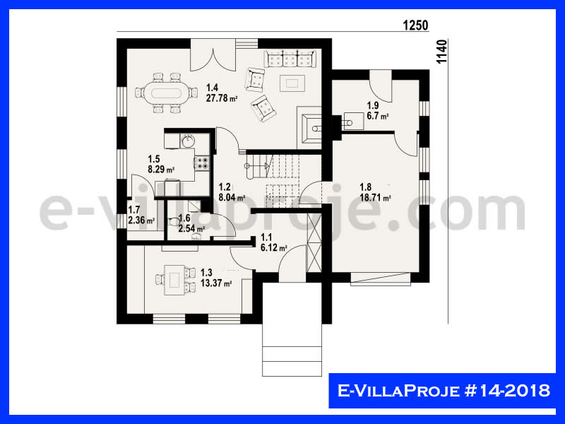Gazbeton Çelik Ev 259 m² Dubleks (5+1) - Görsel 2