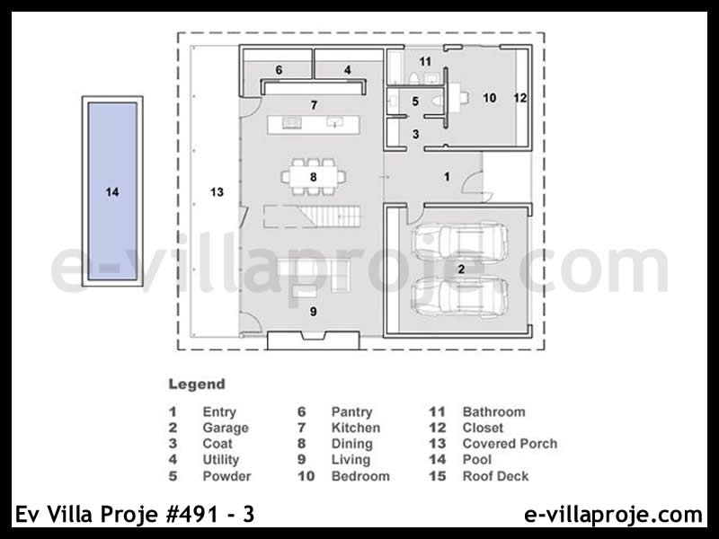 Gazbeton Çelik Ev 260 m² Dubleks (5+1) - Görsel 2